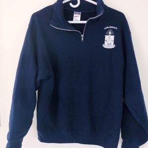 Navy Vintage Frat Quarter Zip